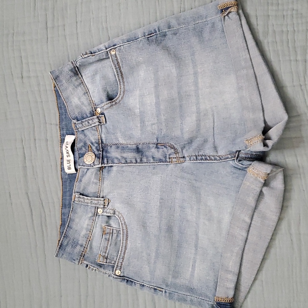 Blue Savvy jean shorts